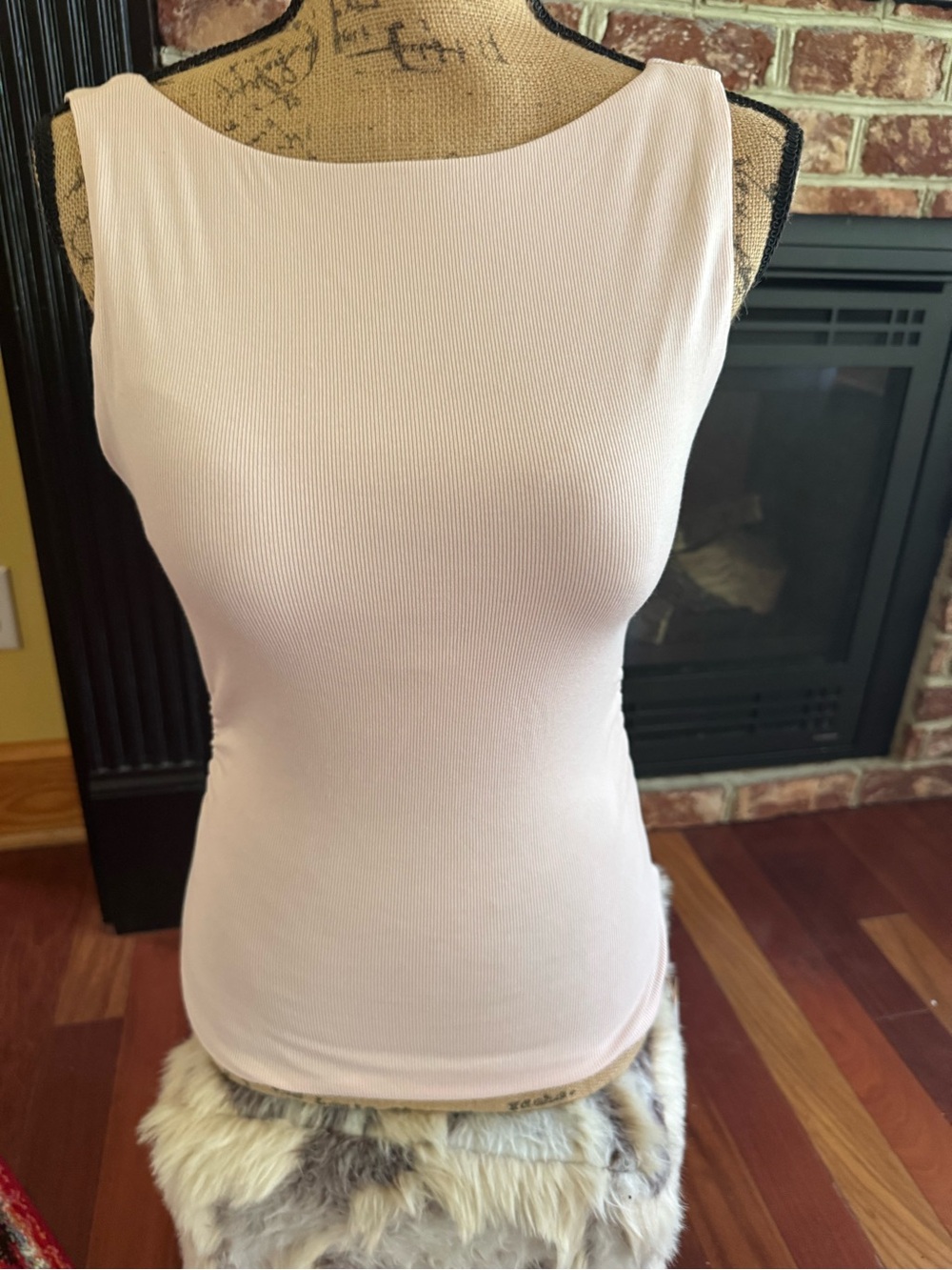 OGL HIGH NECK LOW BACK PLANTIVE TOP NWT